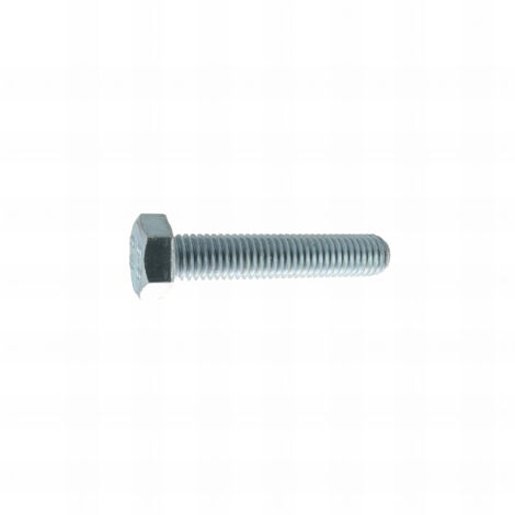 10 vis métaux tête hexagonale filetage total DIN933 acier zingués blanc 8/8 - diamètre 12 mm - Longueur 60 mm mm