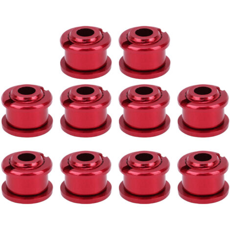 10 Vis pour Plateau de Vélo 4.9mm en Alliage d'Aluminium - Bicyclette Montagne Single Speed, Rouge