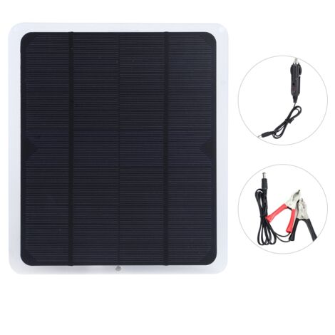 10-W-monokristallines Solarpanel für USB-Ventilatoren, Akkus und tragbare Photovoltaik-Anwendungen.