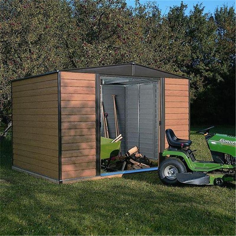 Cheshire Metal Sheds(r) - 10 x 12 Deluxe Woodvale Metal Shed (3.13m x 3.70m) - Including Floor