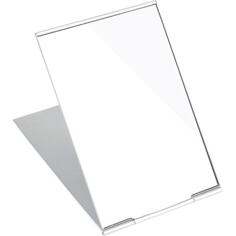 10 x 15 cm Taschenspiegel, tragbarer Kosmetikspiegel, klappbarer Tischspiegel für Zuhause und Reisen