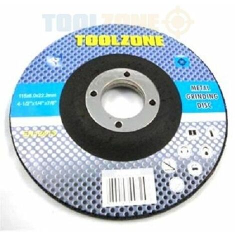 10 x 4-1/2 Inch Metal Grinding angle grinder Discs ( 115 x 6 x 22.2mm)
