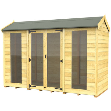 10 x 4 Apex Summer House (Full Height Window)