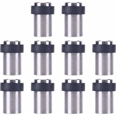 10 x 6cm Stainless Steel Floor Door Stoppers, Door Stoppers, Door Locks
