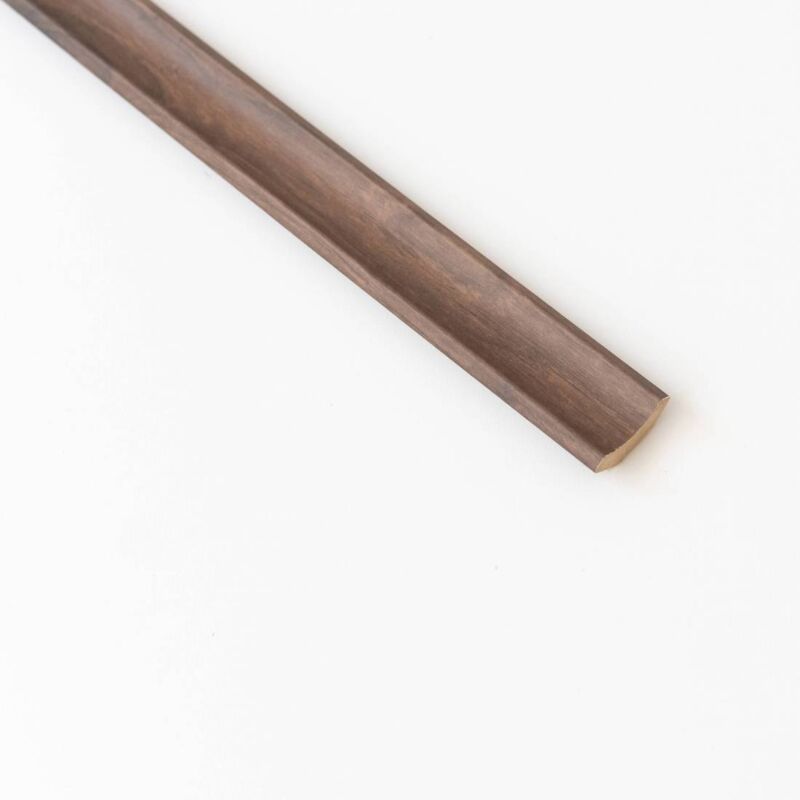 Ferramenta1.com - 10 x coin mdf noyer foncé lisse mm.22x22x2400