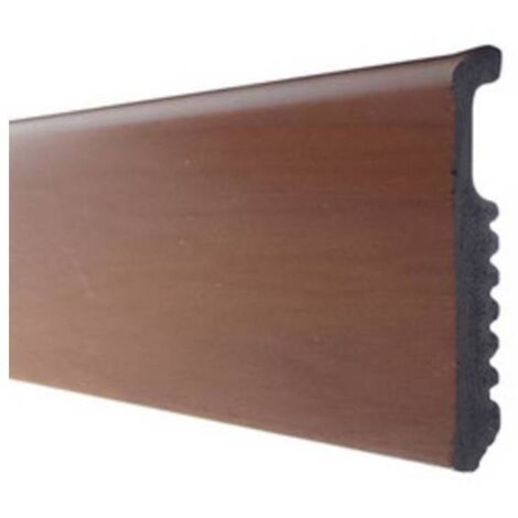 10 x BATTISCOPA 75X8 POLISTIRENE LISCIO 200 CM CILIEGIO