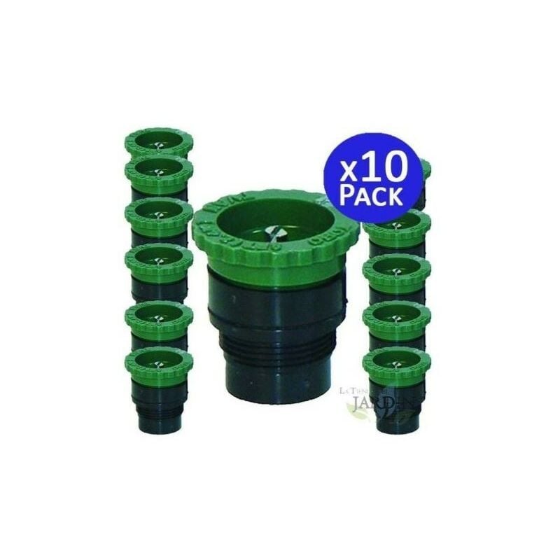 Lot de 10 Buse Toro T-VAN8 pour tuyères d'arrosage de 2,4 m, buse à filetage mâle, angle réglable