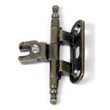 10 x CERNIERA P/MOBILI A0058 BRONZO ANTIC 46X14 MM