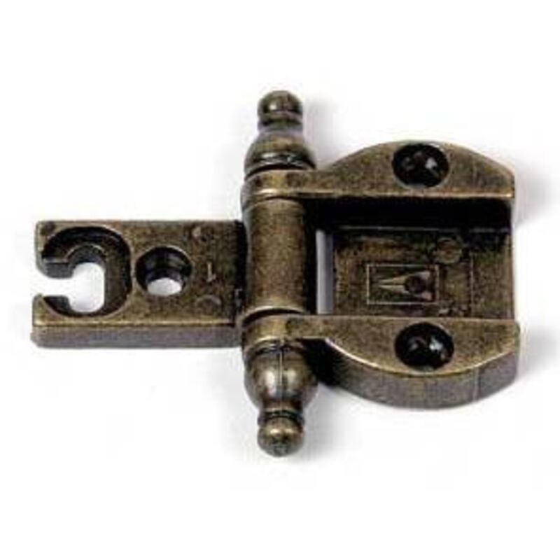 Ferramenta1.com - 10 x charnières pour l'art du mobilier. a0055 façade en bronze.