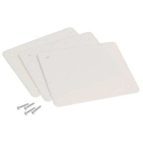 10 x COPERCHIO P/CASSETTA INCASSO 120X100 MM