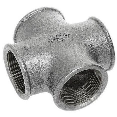 10 x CROCE UGUALE GHISA ZINCATA D 3/4 180