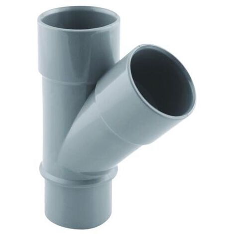10 X Culotte PVC 45° M/F - diamètre 32 mm - TO32