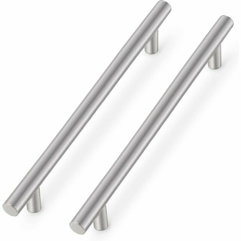 10 x Edelstahl-Küchenschrank, T-Griff, Möbelgriff, Schubladengriffe, Schrankknöpfe (256 mm Lochabstand / 320 mm Länge) | 07634066013136 10 x Edelstahl-Küchenschrank, T-Griff, Möbelgriff, Schubladengriffe, Schrankknöpfe (256 mm Lochabstand / 320 mm Länge) | 07634066013136