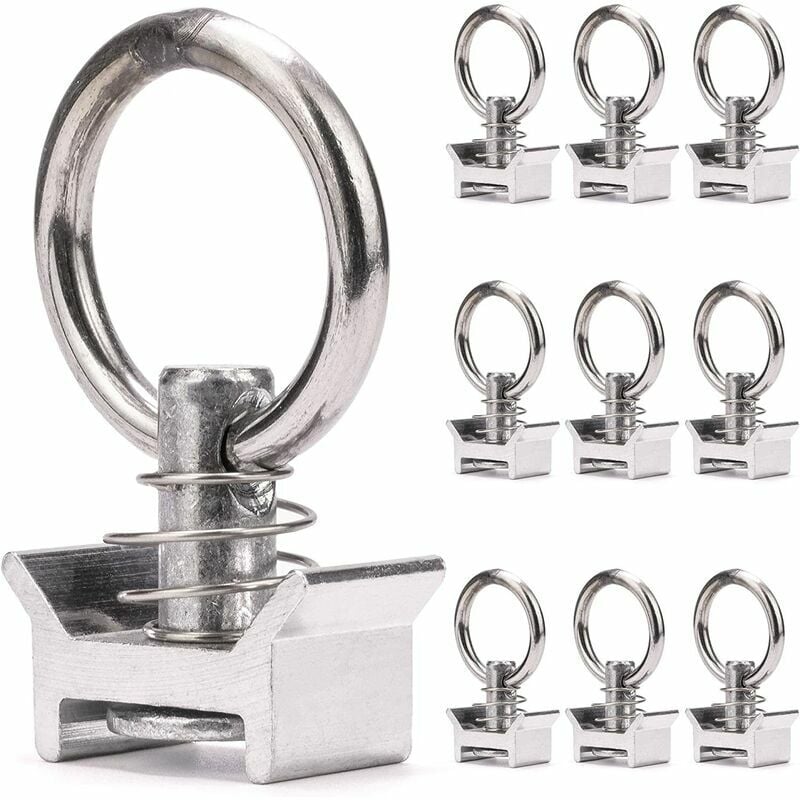 10 x Einzelpfötchen mit Ring 1000 kg Aero-Zurrpfosten für Luftfahrt-Zurrschiene Ringankerpfand | 06286528170843 10 x Einzelpfötchen mit Ring 1000 kg Aero-Zurrpfosten für Luftfahrt-Zurrschiene Ringankerpfand | 06286528170843