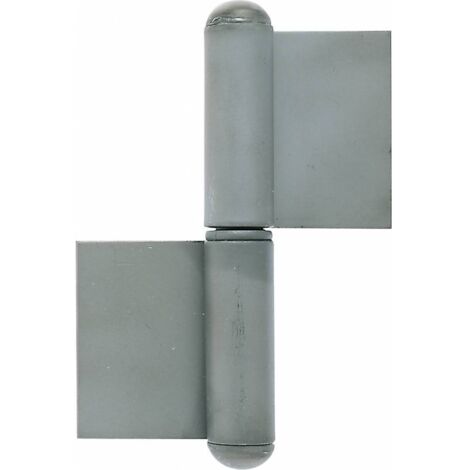 10 x FISCE A SALDARE FERRO C/ROND 122X 80MM SX ACCIAIO LUC