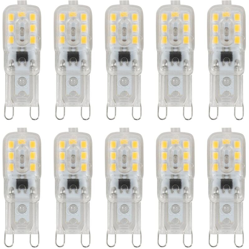 Image of 10 x G9 5W led dimmbare Kapsel Glühbirne ersetzen Licht Lampen AC220-240V, Warmweiß