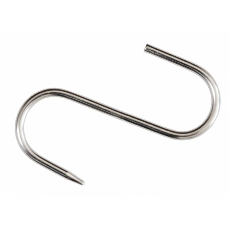 Capaldo - 10 x crochet en acier inoxydable pour bouchers mm.200x9-10