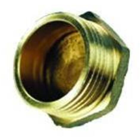 10 x IDRAULICA-TAPPO MASCHIO 292 OTTONE GIAL D 3/8