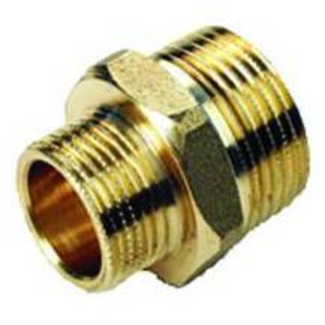 10 x IDRAULICA-VITE RIDOTTA 245 OTTONE GIALLO D 3/4X1/2