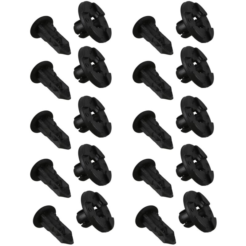 Image of 10 x Kunststoff Verschluss Clip 8mm Für