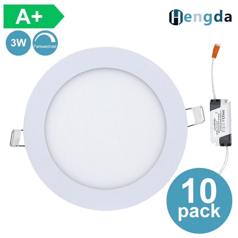 10 x led EinbauSpot Strahler Panel Decken Wandleuchte Ultraslim Deckenleuchte 3W | 08934340934287 10 x led EinbauSpot Strahler Panel Decken Wandleuchte Ultraslim Deckenleuchte 3W | 08934340934287