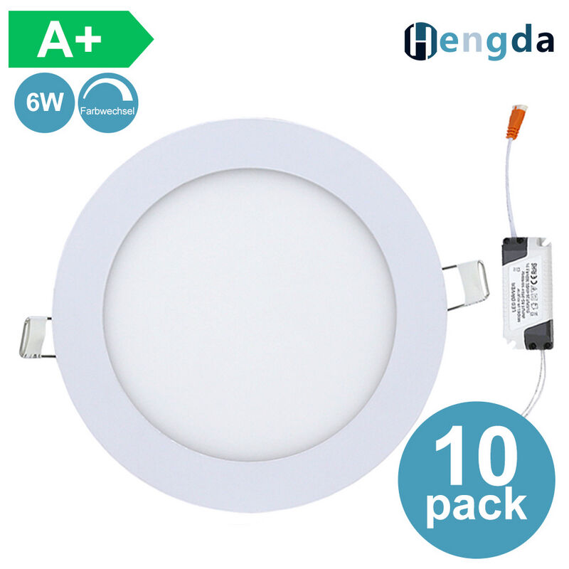 10 x led EinbauSpot Strahler Panel Decken Wandleuchte Ultraslim Deckenleuchte 6W | 08934340934294 10 x led EinbauSpot Strahler Panel Decken Wandleuchte Ultraslim Deckenleuchte 6W | 08934340934294