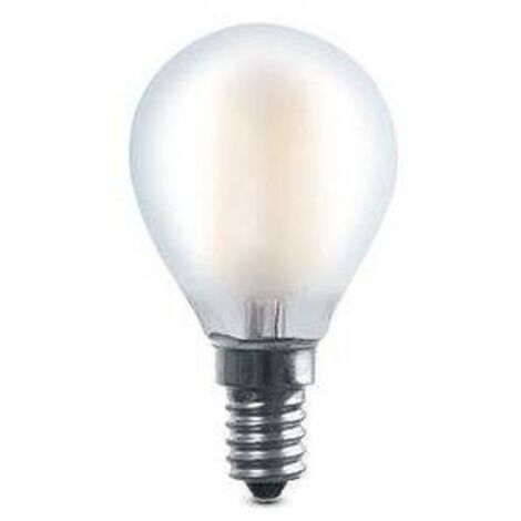 10 x LED SFERA  4W E14 2700K  470 LM FILAM SATIN