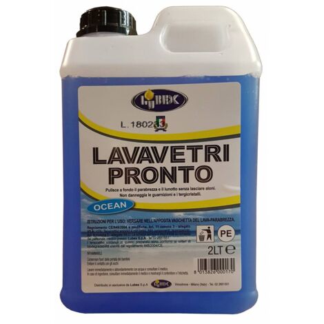 10 x LIQUIDO LAVAVETRI AUTO PRONTO   2 L