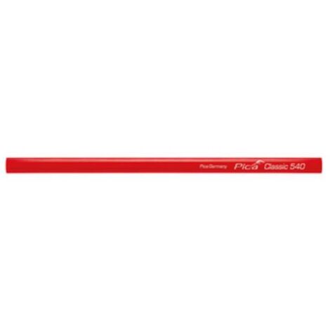 10 x MATITA P/CARPENTIERE PICA CLASSIC 240 MM ROSSO