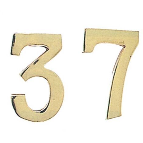 10 x NUMERO CIVICO 8 IN OTTONE 100 MM
