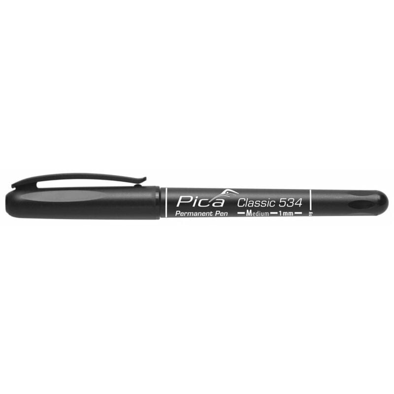 Pica Marker - 10 x marqueur pica classic instant dry p.medium noir