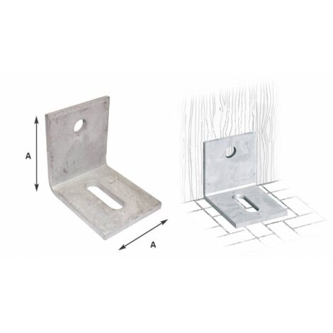 10 x PIASTRA 755 ANGOLARE REGOLAZ ZIN FUOCO 60X75X75 MM