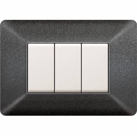 10 x PLACCA EASY MATIX GRIGIO NOTTE 3P