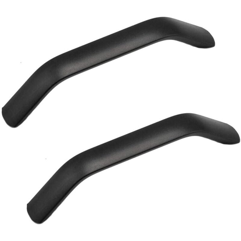 10PCS Poignées de Meuble Cuisine Poignée de Placard en Alliage d'Aluminium avec Vis pour Porte Tiroir Armoires Noir - 192MM