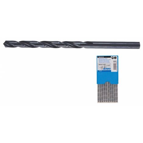 10 x PUNTA HSS  PROLUNGATA D  4,5 MM