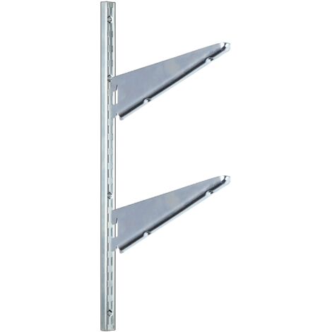 10 x REGGIMENSOLA 2 GANCI 2770 ZINCATO 40 CM