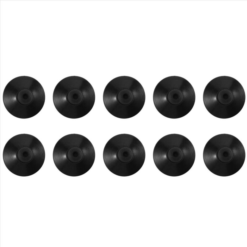 Image of 10 X Schwarz Gummi 27Mm Saugnapf Clip für Aquarium Pumpe