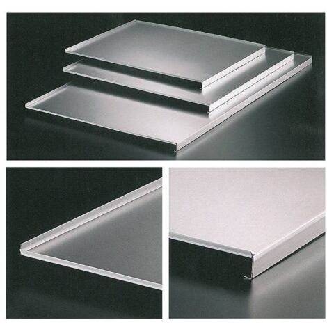 10 x SOTTOLAVELLO ALLUMINIO P/CUCINA 864X510X18 MM