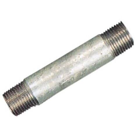 10 x TRONCHETTO ZINCATO 2 FILETTI 532 D   1X10 CM