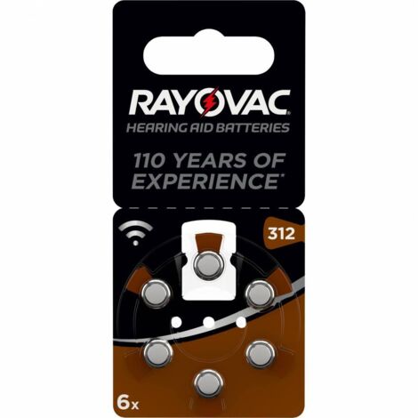 10 x VARTA BATTERIA ACUSTICA 312 BL 6 PZ
