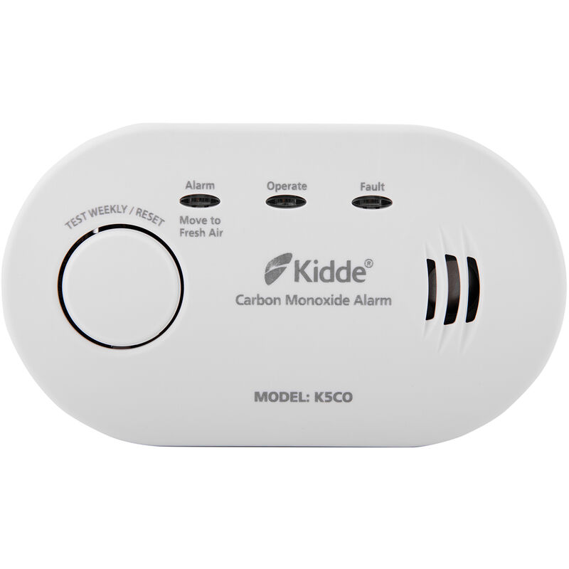 Kidde - K5CO - Kitemarked 10 Year Life Carbon Monoxide Alarm 7 Year Warranty