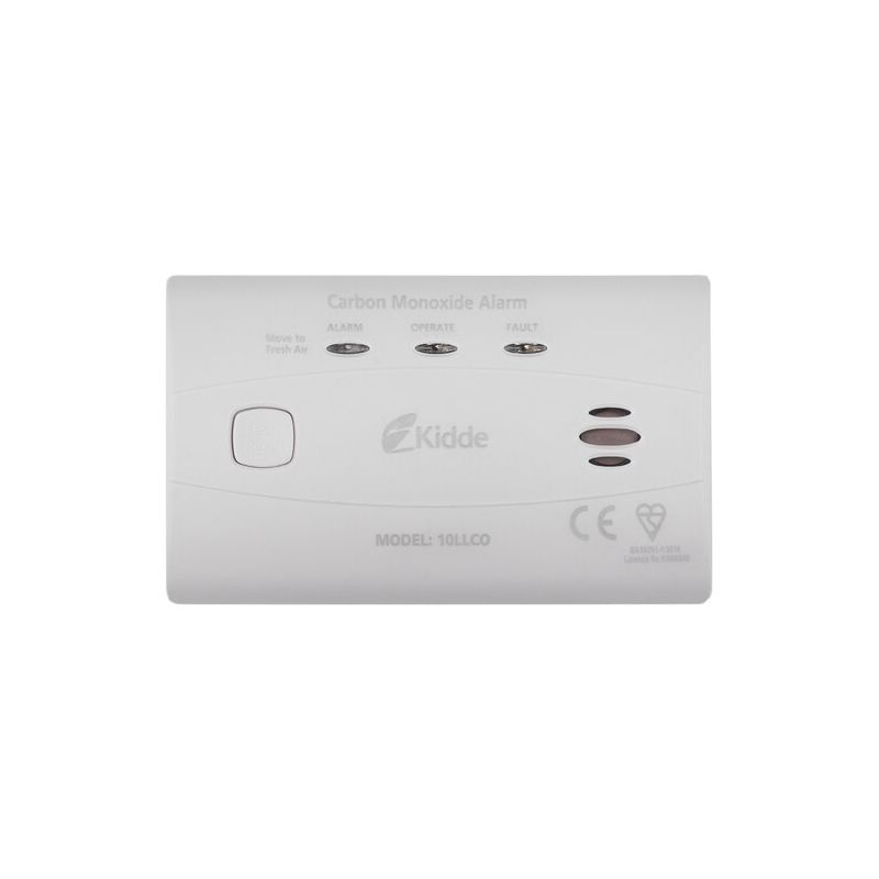 10 Year Long-Life Battery LED Carbon Monoxide Detector ...