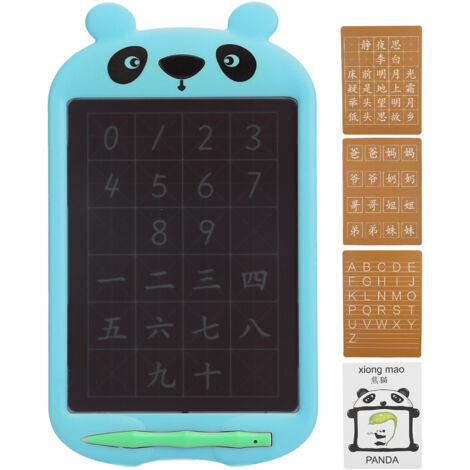 10-Zoll-Elektronik-Schreibtafel für Kinder – Blaues, monochrom-LCD-Schreib- und Zeichenbrett