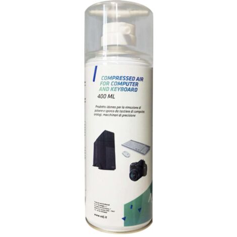100-00023 Bomboletta ad Aria Compressa 400ml Potente Soffio d'Aria Kit per la Pulizia
