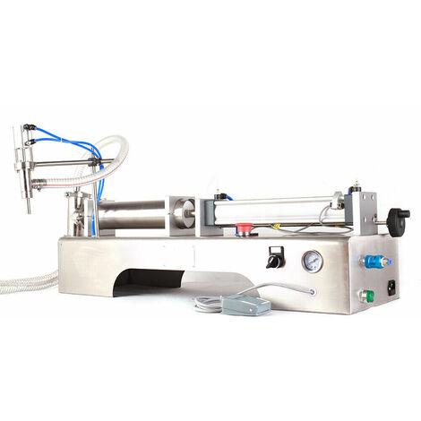100-1000ml Pneumatische Abfüllmaschine Flüssige Füllmaschine Shampoo Öl Wasser 40 Flaschen Edelstahl