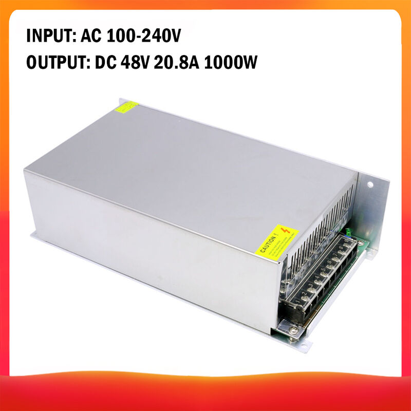 

100-240 AC a DC 48V 20.8A 1000W Transformador de voltaje regulado Switching Power-Supplys convertidor adaptador para tiras de luz para camara del