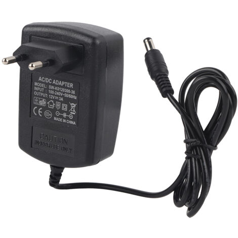 100-240V AC 12V DC 3A Steckeradapter Ladegerät Transformator für LED-Streifenlicht (EU)