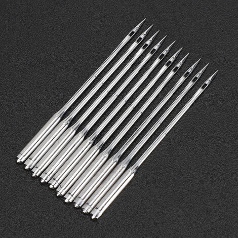 100 Aiguilles à Coudre en Acier Inoxydable pour Machine à Coudre Domestique et Industrielle