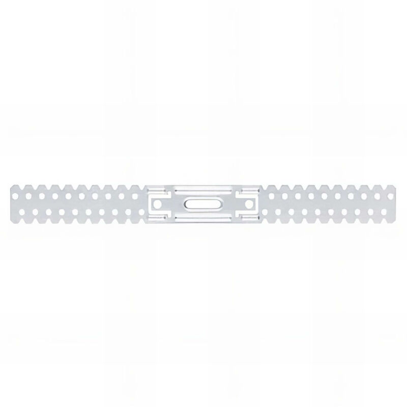 Index - 100 Ancrages en u galvanisés pour fixation de profilés l. 291 mm