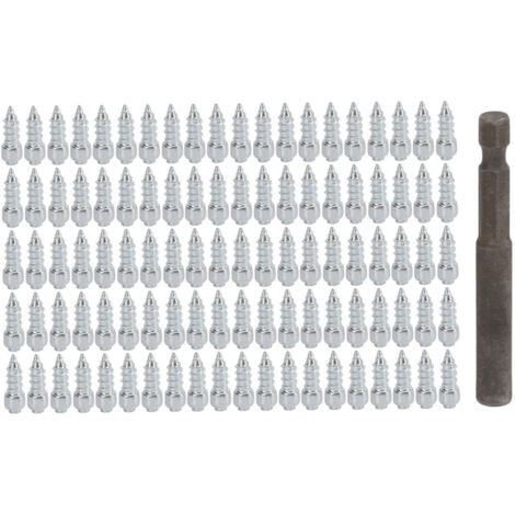 100 Antirutsch-Reifenspikes für Schnee – Auto, Motorrad, Roller, Fahrrad, Schneemobil